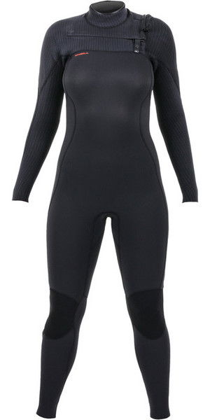 O Neill Womens Epic Mm Chest Zip Gbs Wetsuit Black